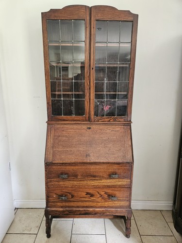 Antique bureau bookcase - antique,