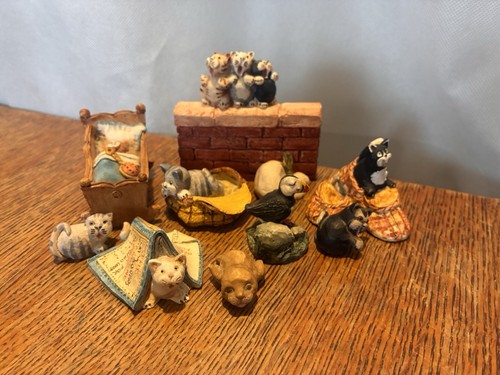 Cat figurine bundle peter - cat,