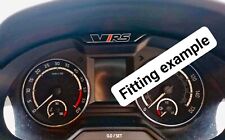  1 Skoda Octavia MK3/3.5 VRS Dash  Gel Badge (MORE COLOURS BACK IN STOCK)
