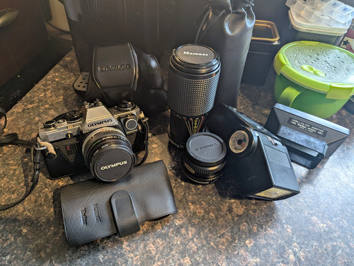 Olympus om10 black - om10, black/silver