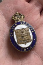 Genuine WW1 On War Service