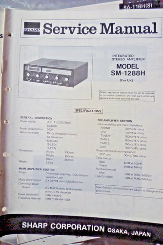 Sharp 1288h stereo - sharp,