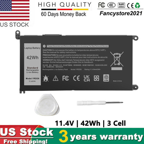 Yrdd6 battery for dell - yrdd6,