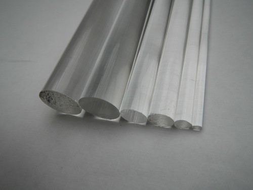 Clear perspex acrylic rod - perspex,