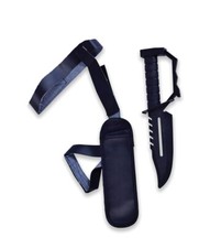 Ankle Holster & Knife Lara Croft Style Plastic Toy Weapon Fancy Dress Accessory