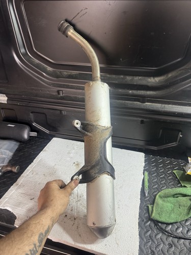 Ktm250 rear exhaust - exhaust, 2011