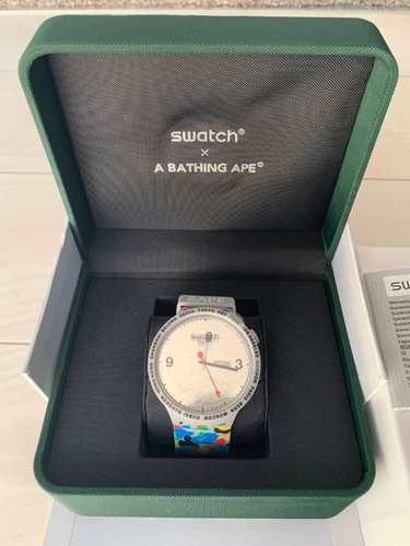Swatch bathing ape watch - a,