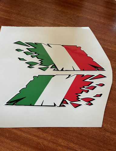 Italian flag rip effect - italian,