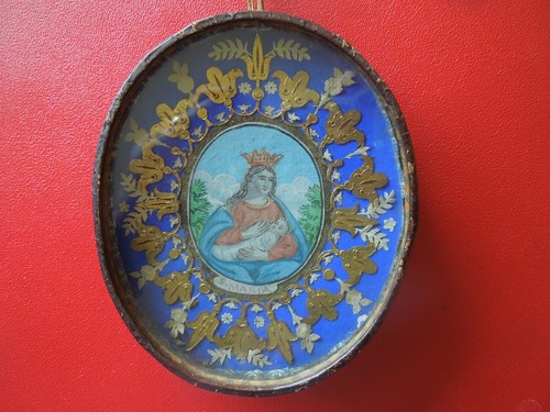 J6934 antique reliquary - j6934, saint