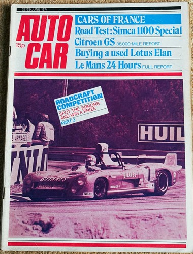 Autocar magazine jun - magazine, 22-jun-74