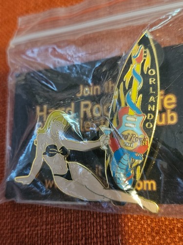 Hard rock cafe pins surfer - rock,
