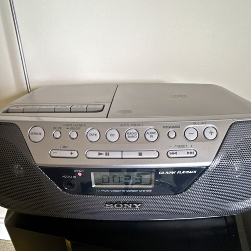 Sony cfd s05 portable - cfd-s05, radio