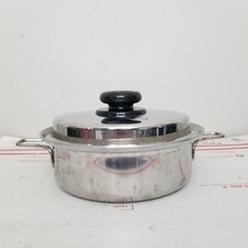 Saladmaster 316Ti Titanium Stainless Steel 8.6 in 22cm Sauce Pan Skillet w/ Lid