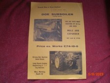 DOE SUBSOILER TYPE E.D.I