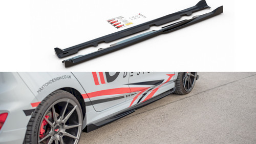 Side skirts diffusers - diffusers, v3