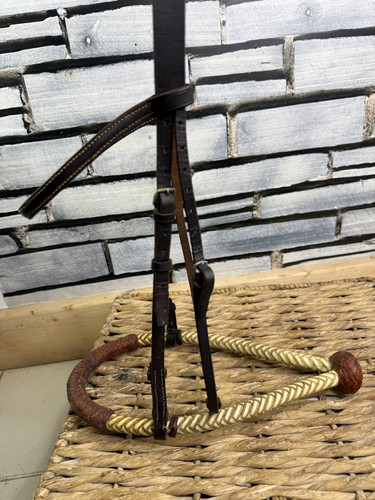 Plaited rawhide bossal - plaited,