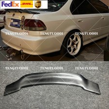 EK3 EK1 For 1996-2000 Honda Civic M Type Carbon Fiber Trunk Wing Spoiler 4Dr