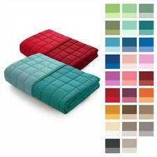 Trapuntino Caleffi Modern Copriletto trapuntato tinta unita double face