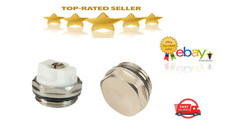 MANUAL RADIATOR AIR VENT BLEED PLUG VALVE BLANK CAP 1/2" TOP QUALITY TOWEL RAD
