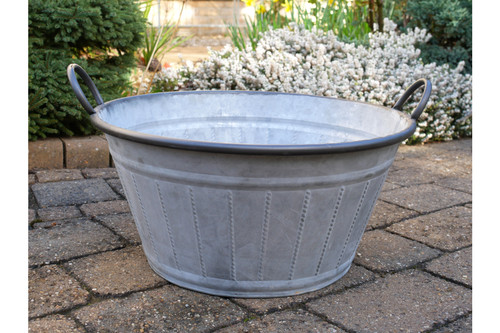 Large planter metal - large, /