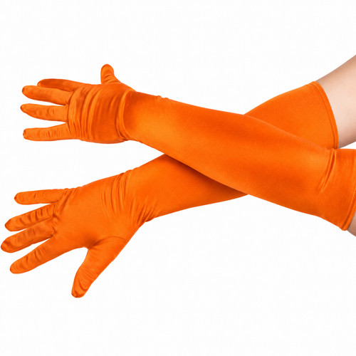 Ladies long orange - long, opera