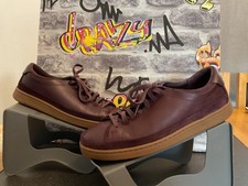 Mens CLARKS Plum burgundy