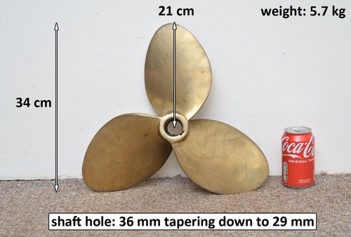 Used boat left hand prop - left,