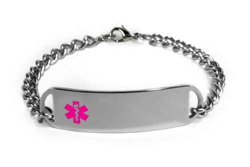 Medical alert bracelet with - alert, id