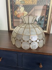 Vintage Capiz Shell Lampshade