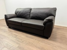 Milano Brown Leather 4 Seater