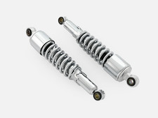 Suzuki GT550 2 Stroke Triple - TEC Rear Shock Absorbers - All Chrome