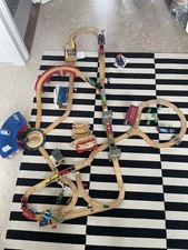 Huge Wooden Train Set With