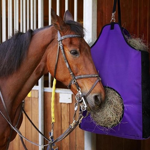 Hay feeder bag horse - hay,