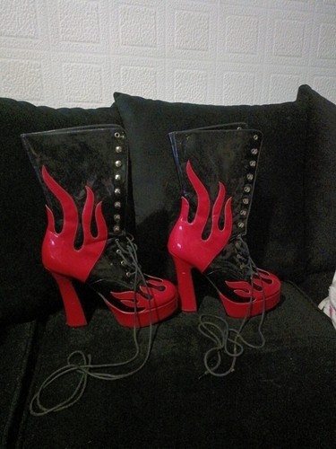 Pleaser platform flame - platform,
