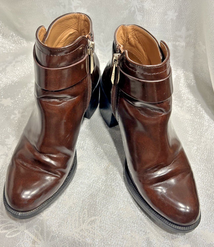 Stunning zara brown patent - stunning,