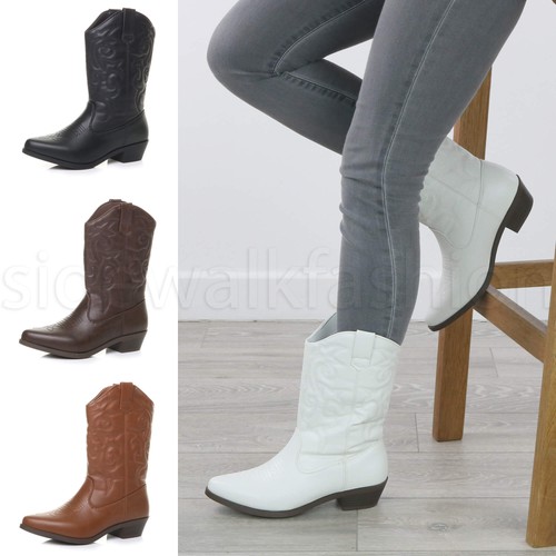 Womens ladies western - pull, on
