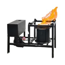 Farm Waste Oil Burning Furnace Home Shed Burner Heating Boiler Stove With Blower