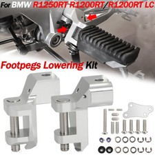 For BMW R1250RT R1200RT 2014-2021 Rider Foot Pegs Footrest Footpeg Lowering Kit