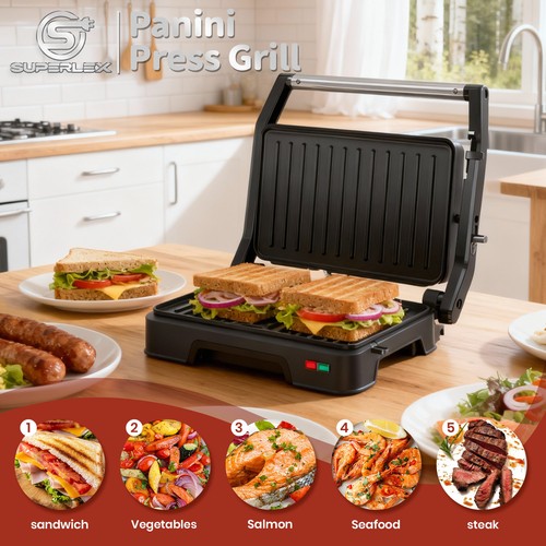 Superlex 850w panini press - superlex,