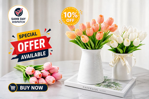 20x artificial tulip fake - 10/20x,