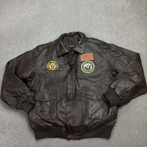 Leather flying jacket adult - leather,
