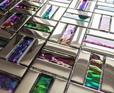 Blue Green Red Rainbow Glass