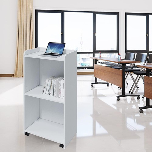 Mobile lectern with casters - mobile,