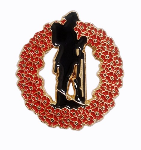 Purple poppies veteran soldier - veteran,