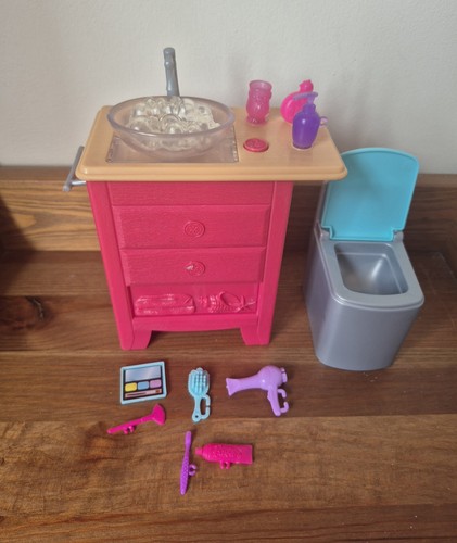 Barbie bathroom working sounds - barbie,