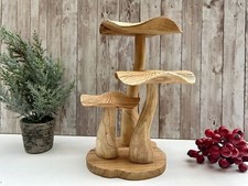 Wooden Mushroom Toadstool
