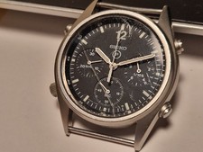 British Military SEIKO Gen1 RAF Pilots watch 1986 Chronographs 7A28-7120