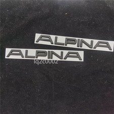 2x Matte Big Black ALPINA