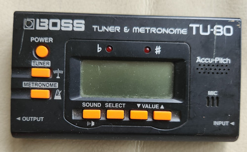 Boss chromatic tuner and - boss,