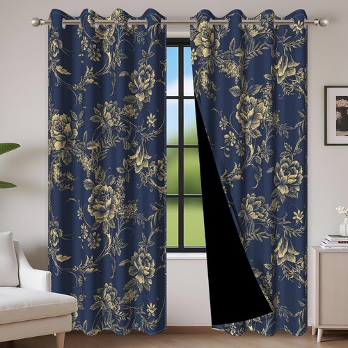 Floral curtains printed flower - printed,